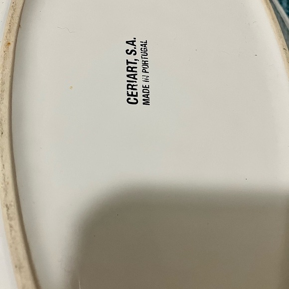Ceriart S.A. Portugal White Platter 14.5" L X 9.75” W. ~ gently used, gorgeous - Picture 8 of 9